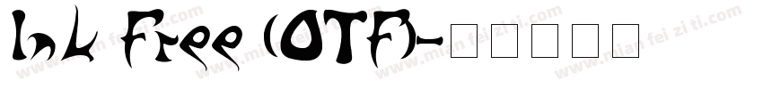 Ink Free (OTF)字体转换